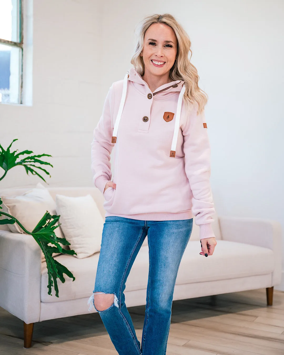 Wanakome Jas Hoodie - Sepia Rose