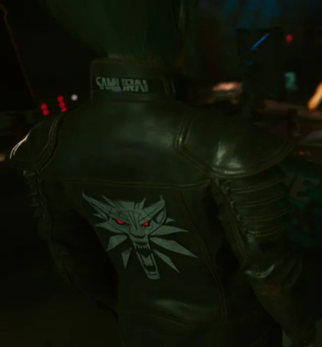 Wolf School Cyberpunk 2077 Leather Jacket