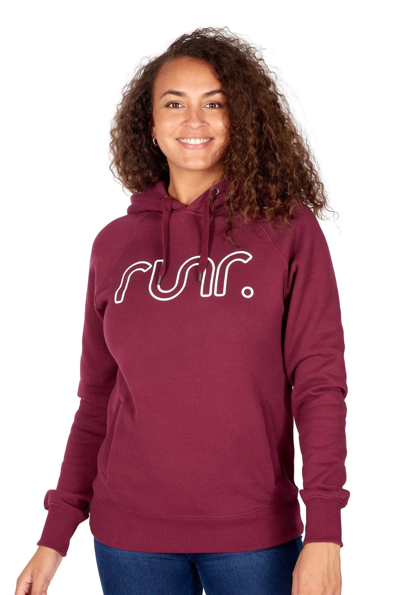 Women's Midnight Runr Hoodies - Burgundy