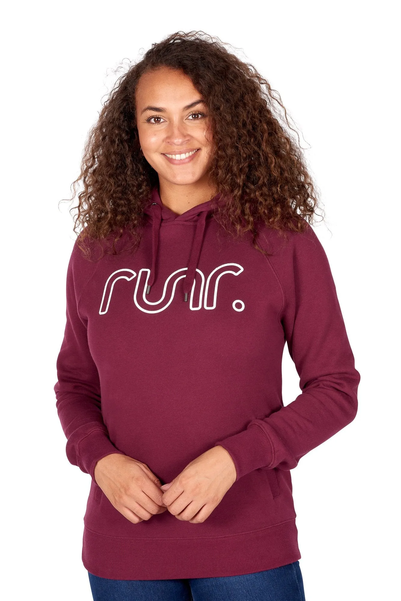 Women's Midnight Runr Hoodies - Burgundy