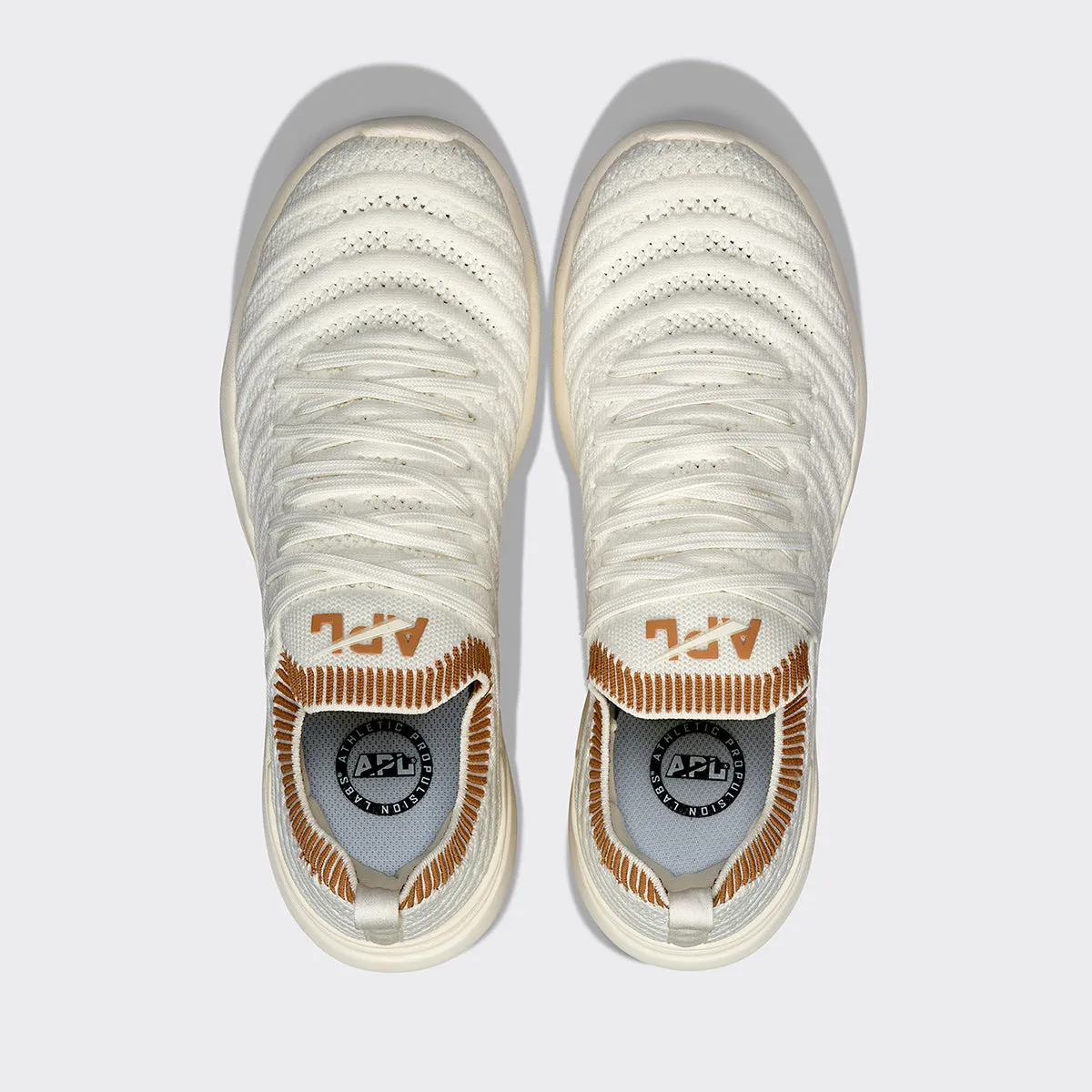 Women's TechLoom Wave Ivory / Tan / Ribbed