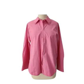 ZARA Pink 100% Cotton  Collared Shirt | Pre Loved |